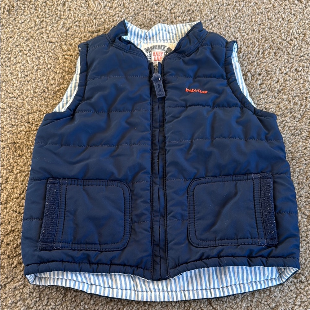 GAP Navy Blue Kids Vest